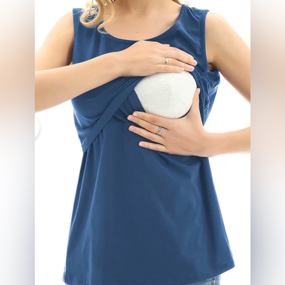 Bearsland Women's Maternity Nursing Tank Tops Sleeveless SZ M - Picture 6 of 7